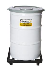 Barrel with roller outdoor container