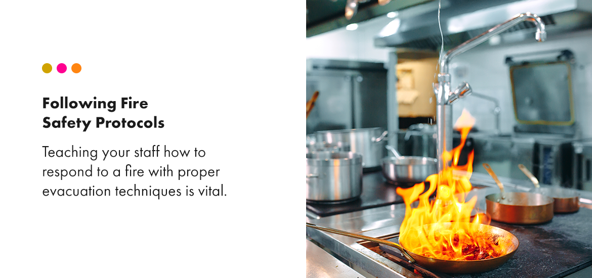 Following Fire Safety Protocols 